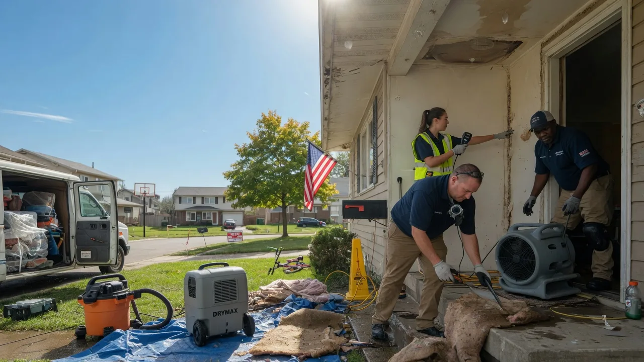 Water Damage Restoration in Burnham, PA near me